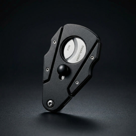 The Precisionist: Stainless Steel V-Cut Cigar Cutter - Fluid And Fire