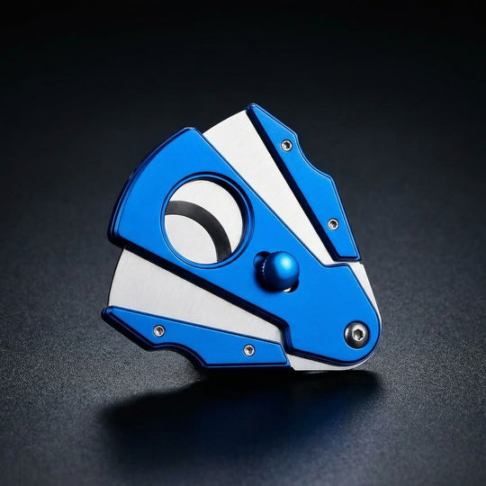 The Precisionist: Stainless Steel V-Cut Cigar Cutter - Fluid And Fire