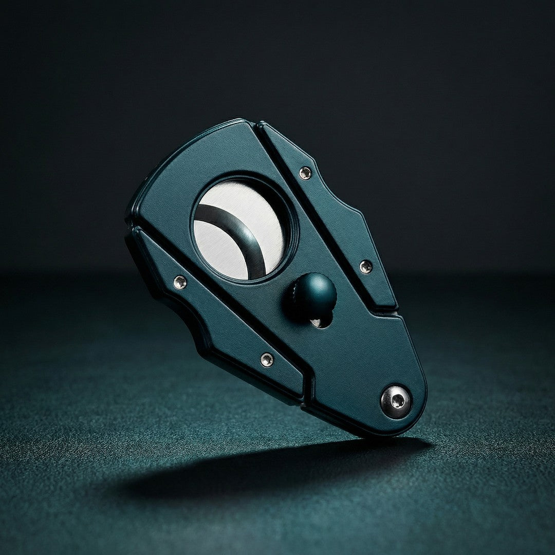 The Precisionist: Stainless Steel V-Cut Cigar Cutter - Fluid And Fire