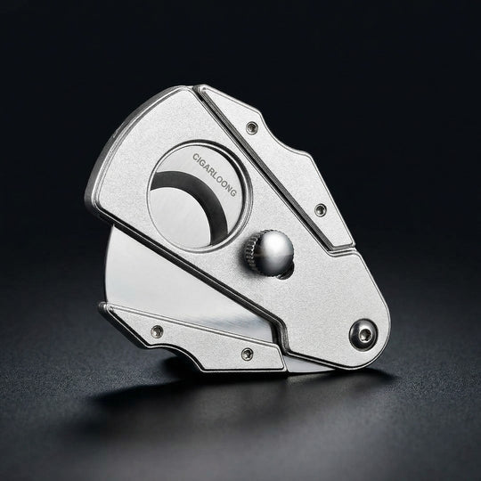 The Precisionist: Stainless Steel V-Cut Cigar Cutter - Fluid And Fire