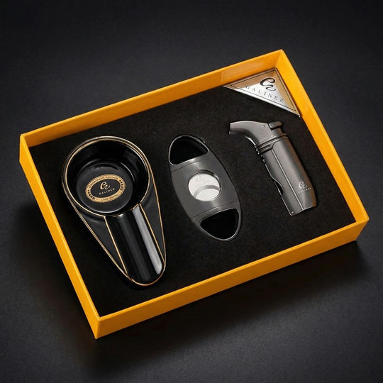 The Trifecta: Traveler's Cigar Accessory Set