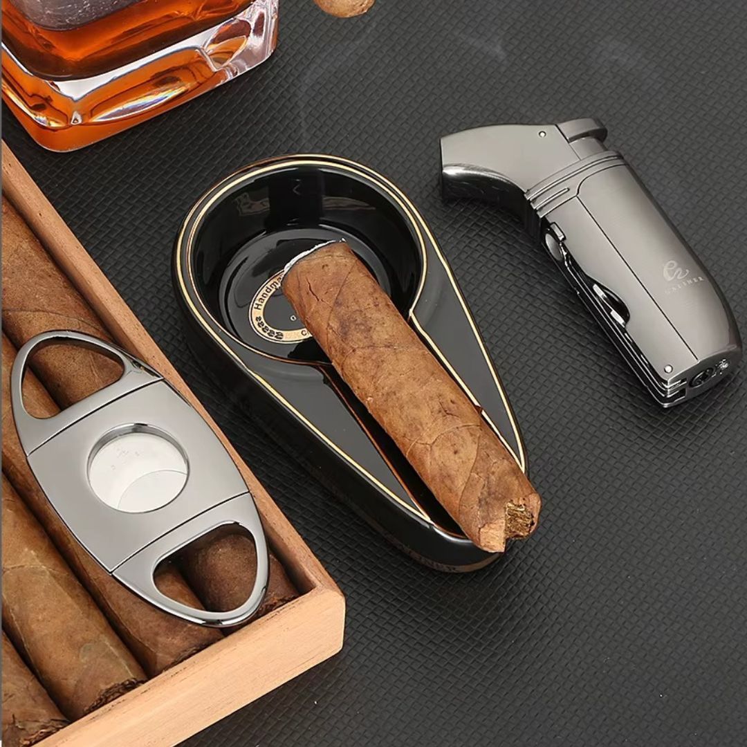 The Trifecta: Traveler's Cigar Accessory Set