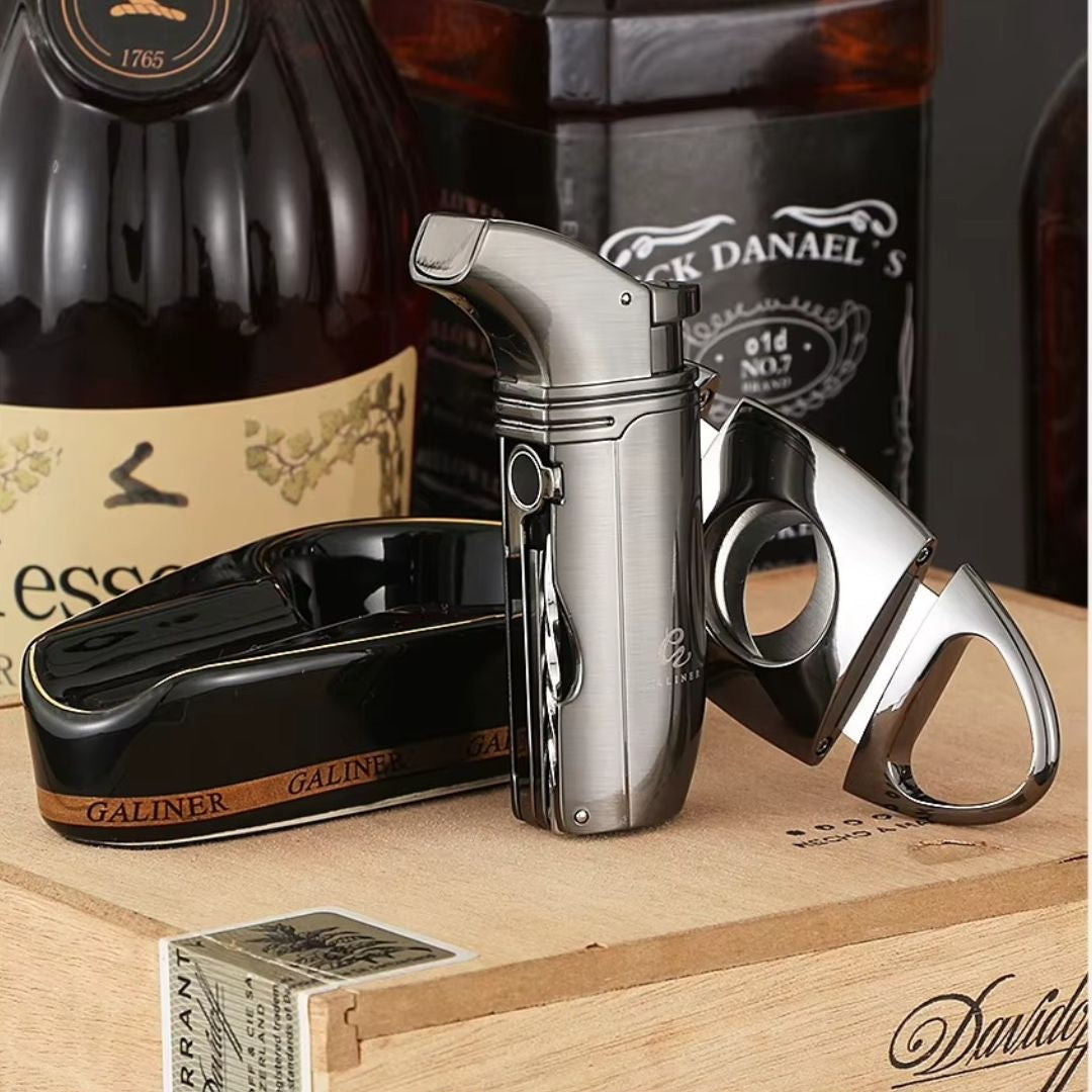 The Trifecta: Traveler's Cigar Accessory Set