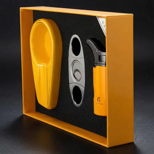 The Trifecta: Traveler's Cigar Accessory Set