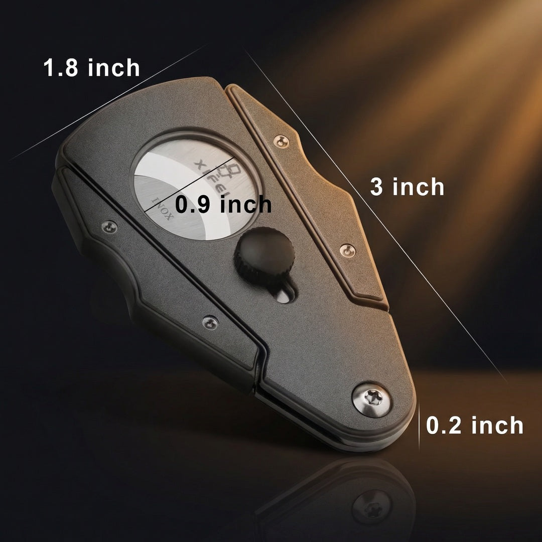 The Vanguard: Dual-Blade Guillotine Cigar Cutter