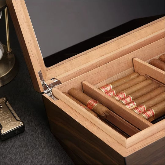 The Zenith: Glass-Top Display Humidor
