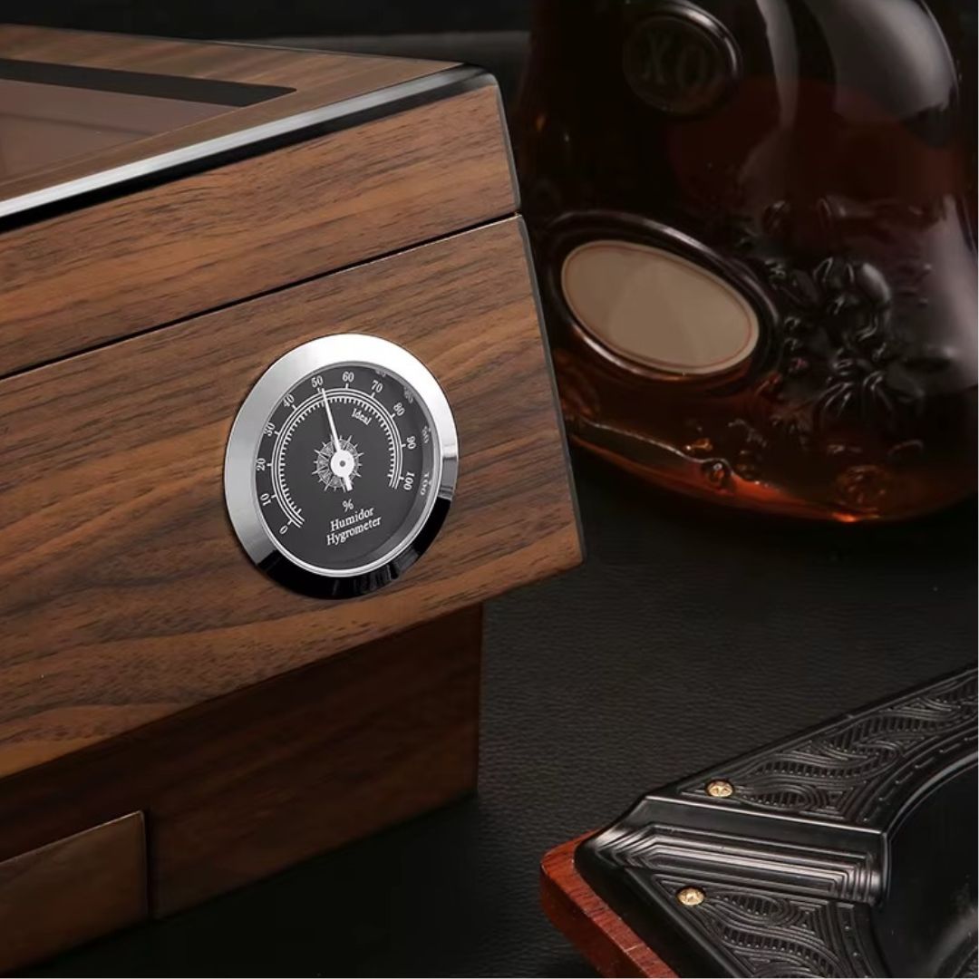 The Zenith: Glass-Top Display Humidor