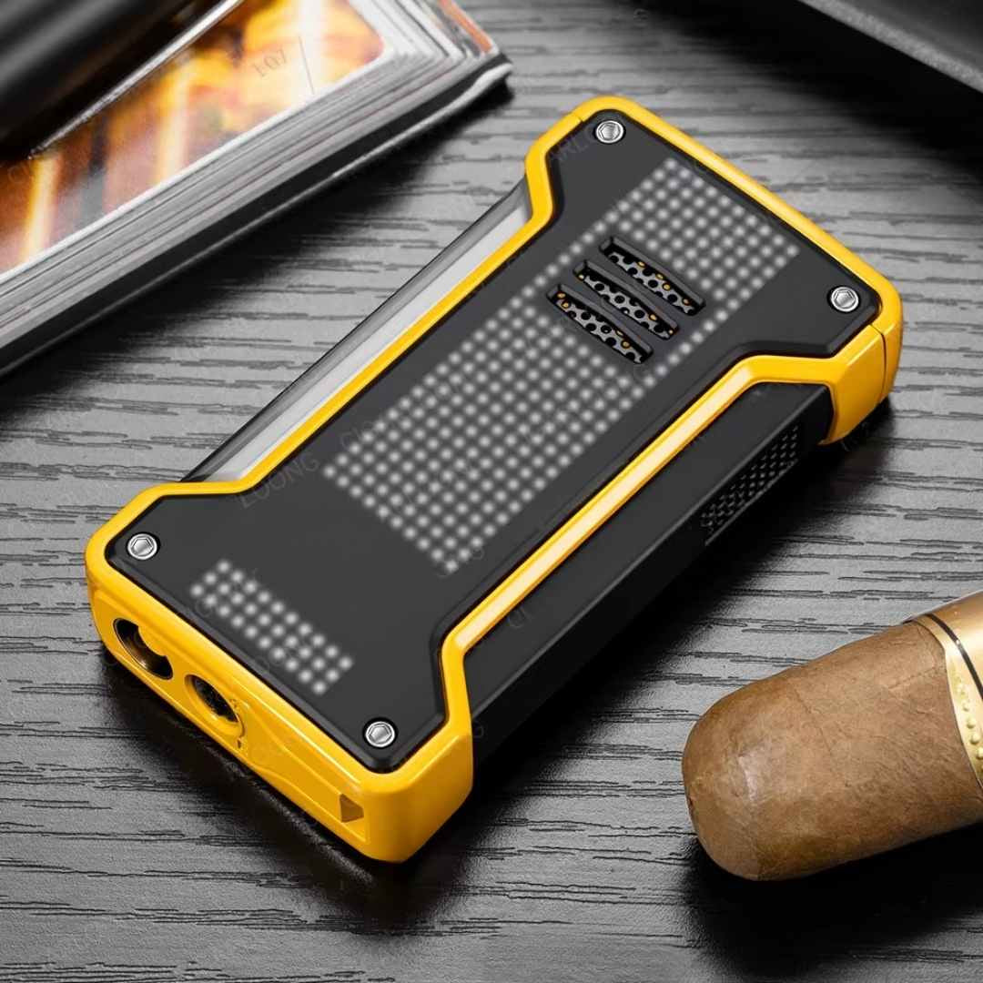 The Operative: 2-in-1 Lighter & Cigar Punch - Fluid And Fire