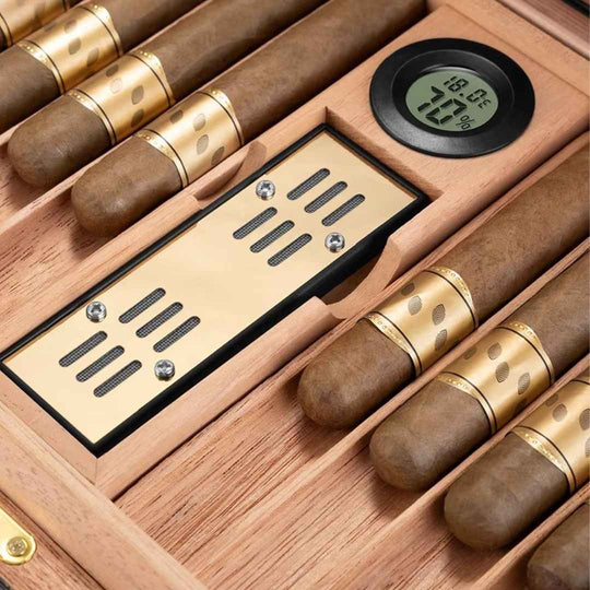 The Garrison Leather Desktop Humidor