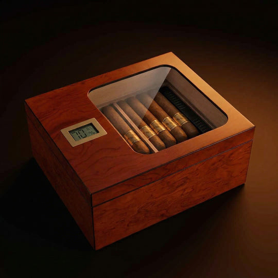The Connoisseur Desktop Humidor - Fluid And Fire