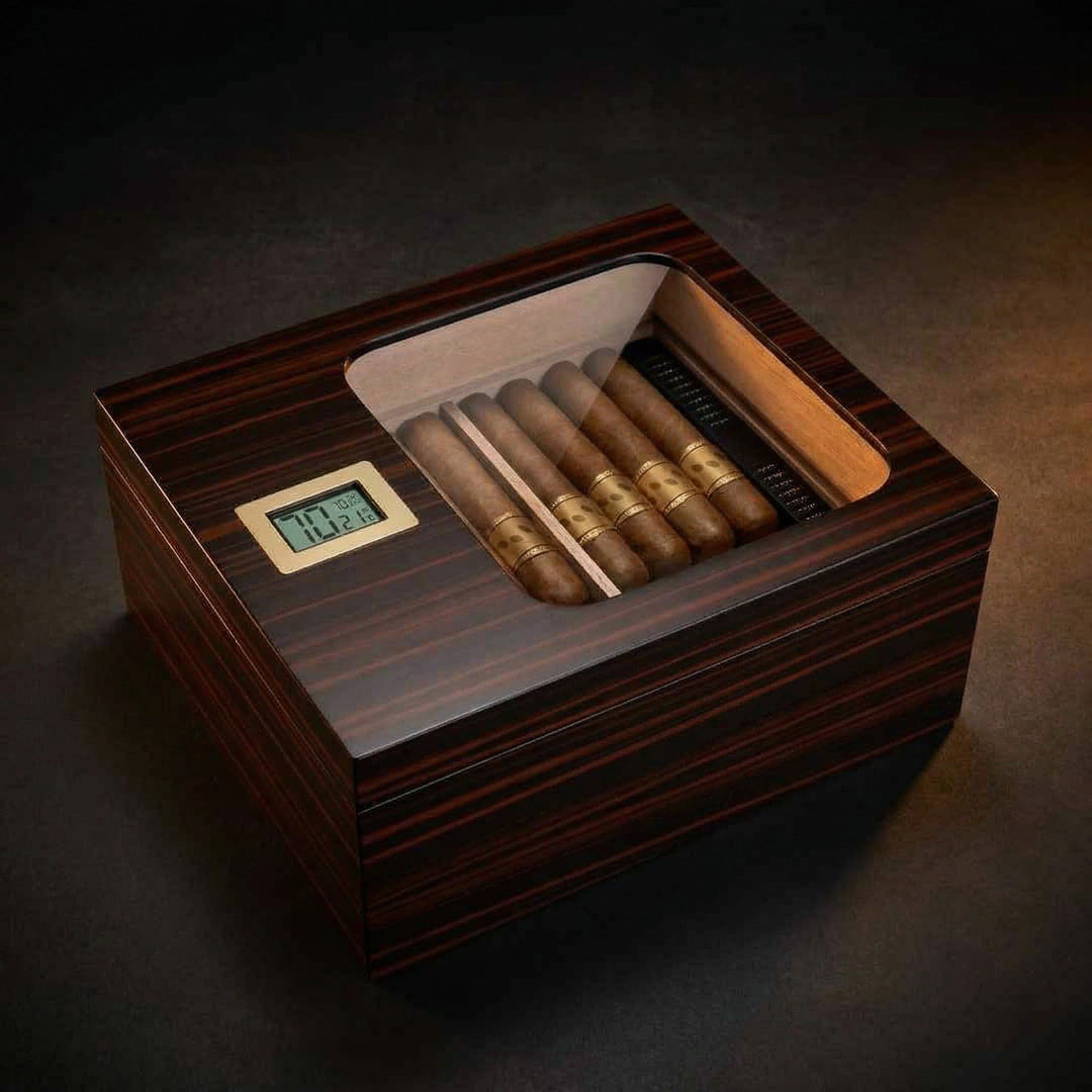 The Connoisseur Desktop Humidor - Fluid And Fire