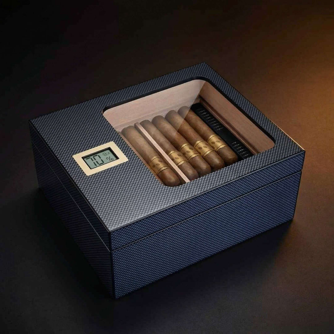 The Connoisseur Desktop Humidor - Fluid And Fire