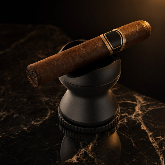 The Arbiter Metal Cigar Stand & Punch - Fluid And Fire