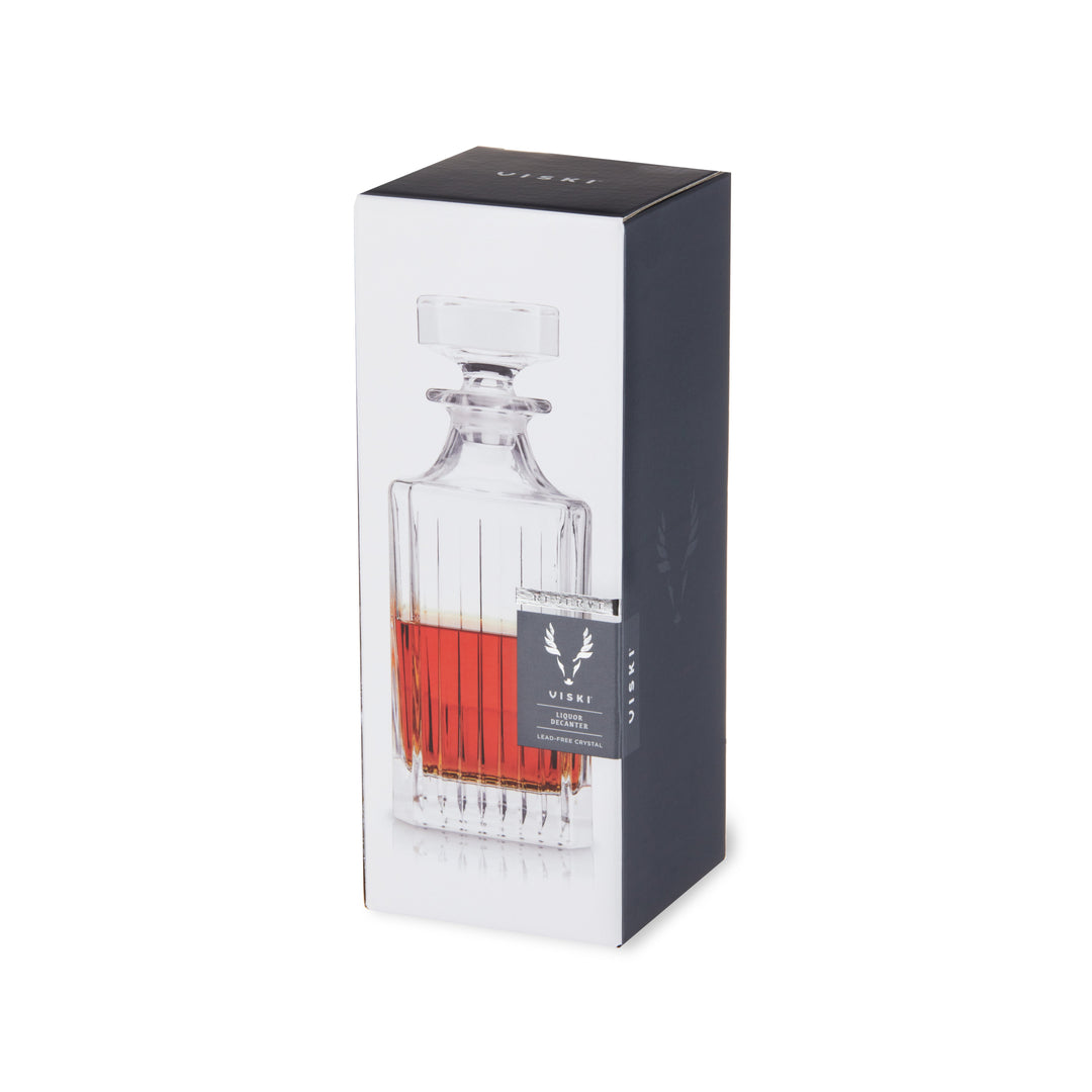 Reserve Milo Crystal Liquor Decanter - Fluid And Fire