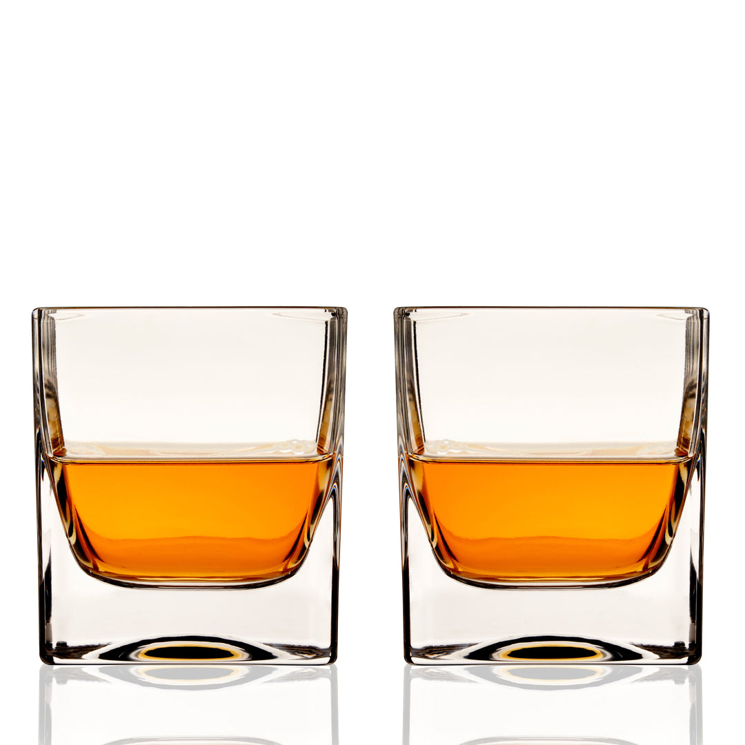Braque Crystal Rocks Glasses - Fluid And Fire