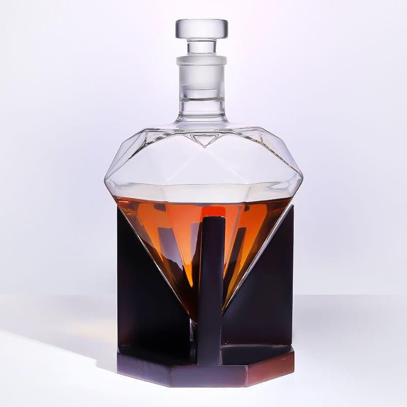 Carat Diamond - Whisky Decanter (1 Set) - Fluid And Fire