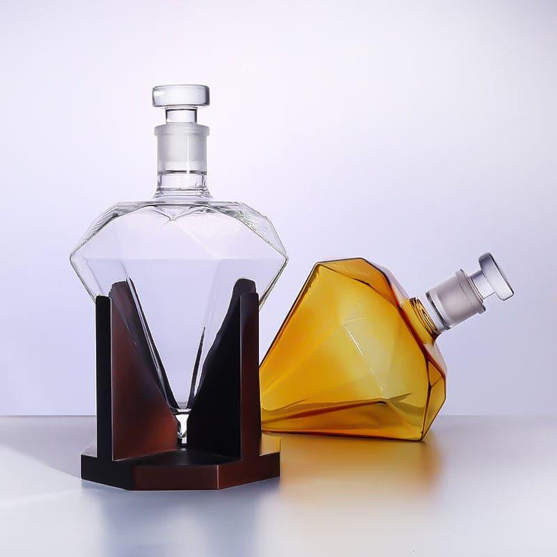 Carat Diamond - Whisky Decanter (1 Set) - Fluid And Fire