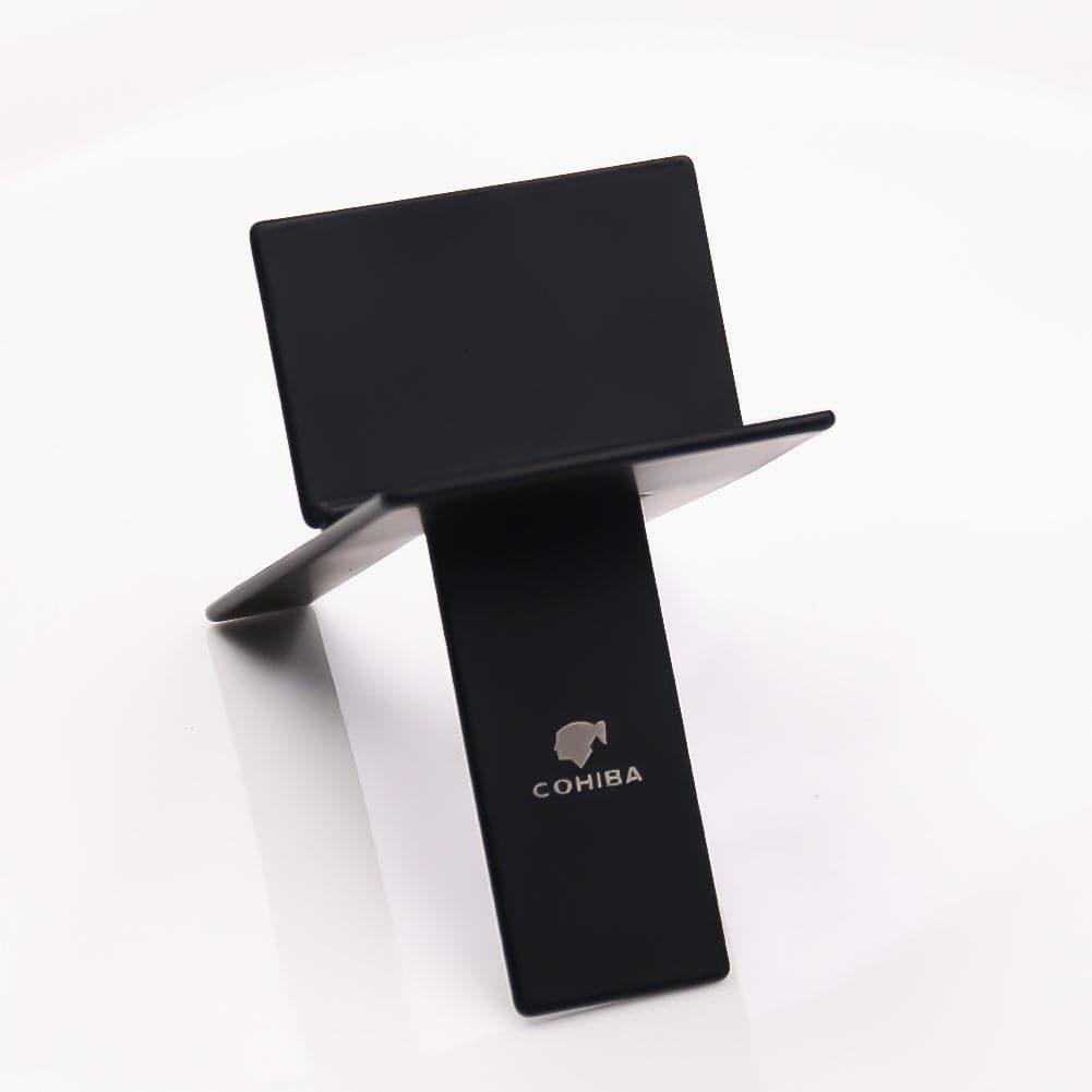 Foldable Black Stainless Steel Ashtray - Fluid And Fire