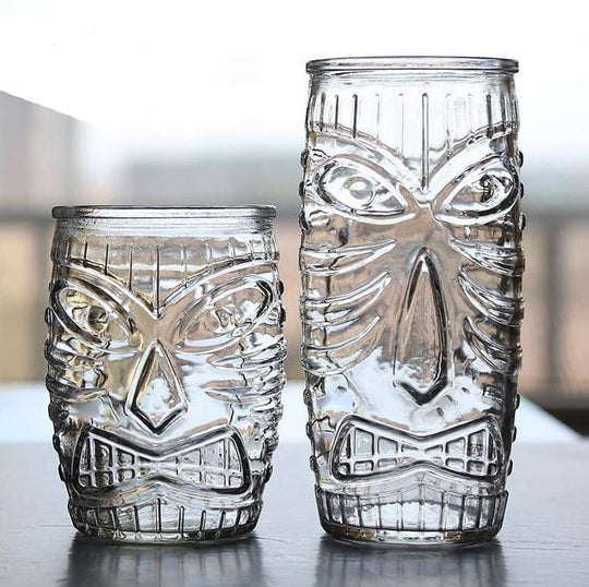 The Tiki God - Beer Glass (1 Set) - Fluid And Fire